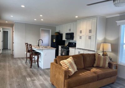 The Birchwood Interior Living room and Kitchen