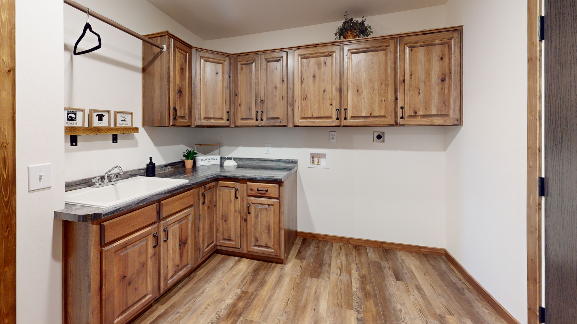 WI Homes laundry room Wisconsin Homes laundry room